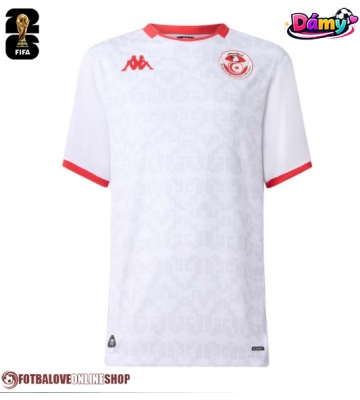 Tunisko Venkovní Dres pro Dámy MS 2026 Krátkým Rukávem